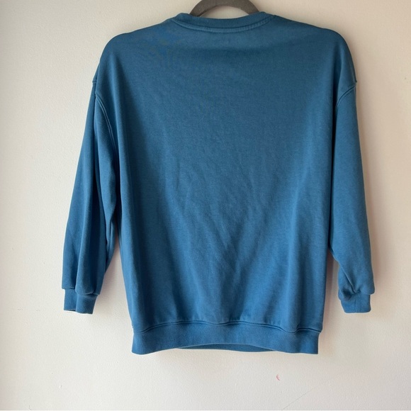 🌼 5/$25 365 Kids Girls Unicorn Sweatshirt Size 10 | Blue Pullover Crewneck - Picture 6 of 7